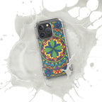 Mandala Art Clear Protective Phone Case Slim Transparent Design